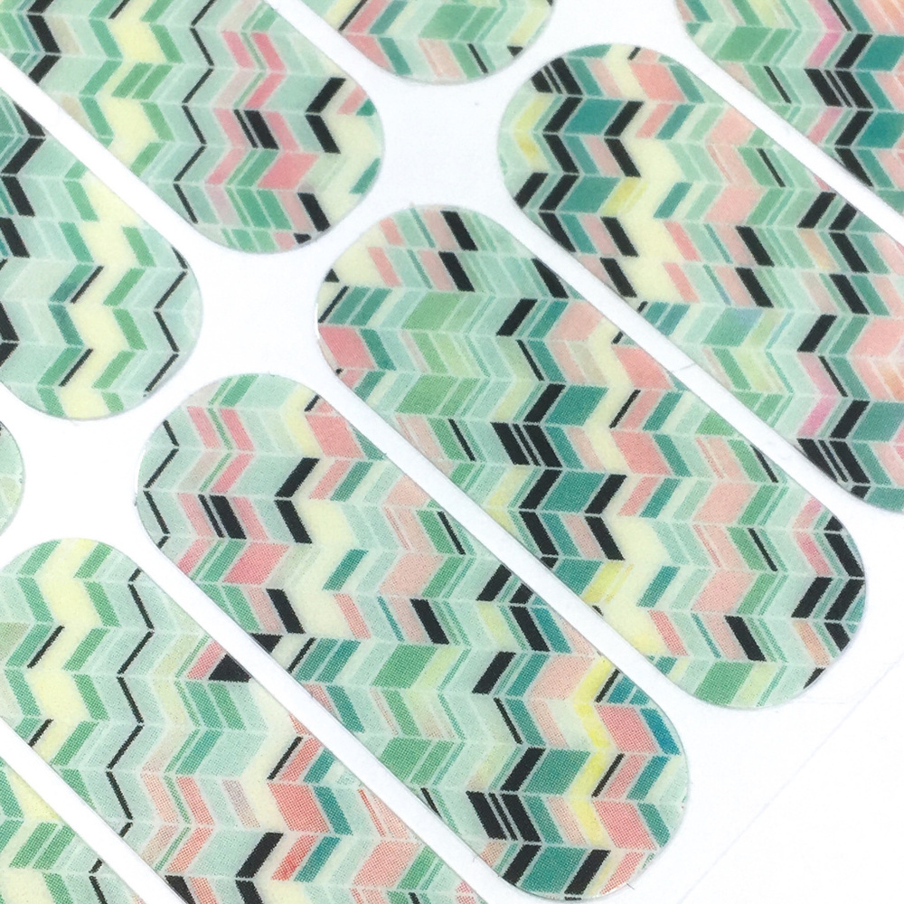 Jamberry Gelato Nail Wraps, Retired, Full Sheet